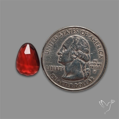 Rose Cut Mozambique Garnet