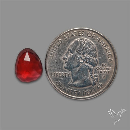 Rose Cut Rhodolite Garnet