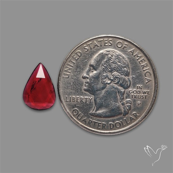 Rose Cut Mozambique Garnet