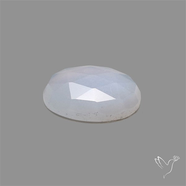 Rose Cut Namibian Blue Chalcedony