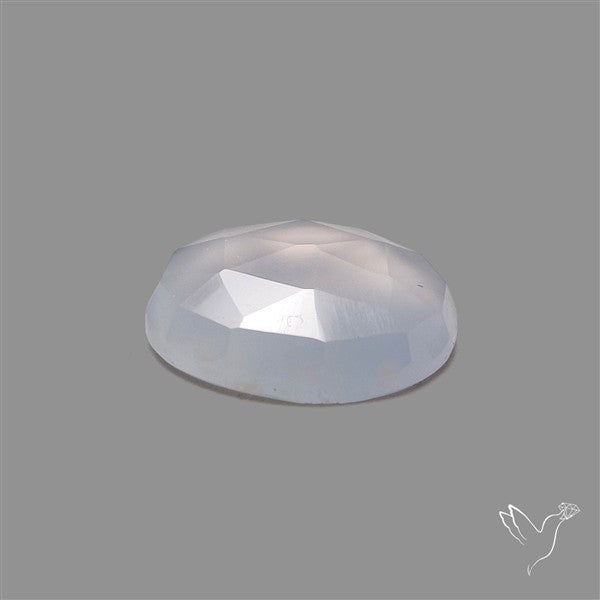 Rose Cut Namibian Blue Chalcedony