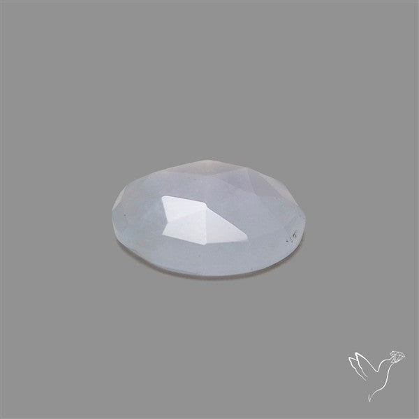 Rose Cut Namibian Blue Chalcedony
