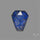 Rose Cut Himalayan Quartz With Lapis Lazuli Doublet