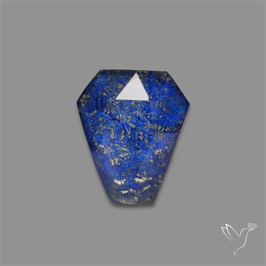 Rose Cut Himalayan Quartz With Lapis Lazuli Doublet