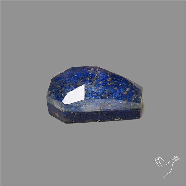 Rose Cut Himalayan Quartz With Lapis Lazuli Doublet