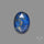 Rose Cut Himalayan Quartz With Lapis Lazuli Doublet
