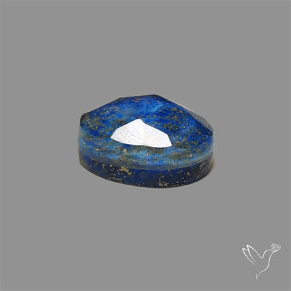 Rose Cut Himalayan Quartz With Lapis Lazuli Doublet