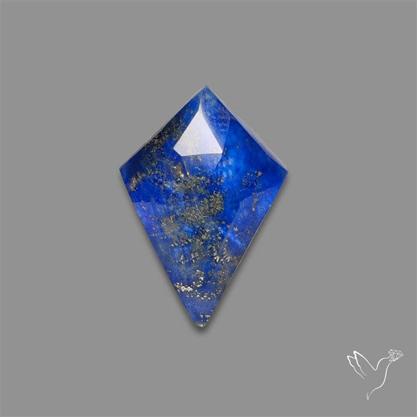 Rose Cut Himalayan Quartz With Lapis Lazuli Doublet