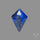Rose Cut Himalayan Quartz With Lapis Lazuli Doublet
