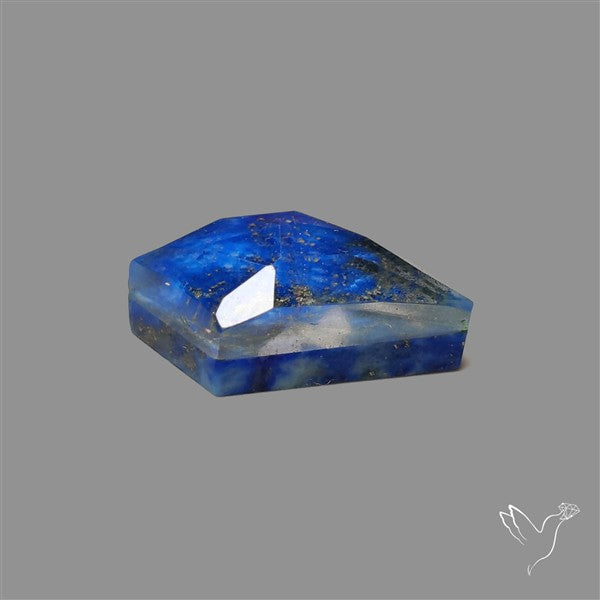 Rose Cut Himalayan Quartz With Lapis Lazuli Doublet