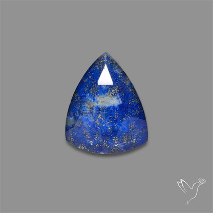 Rose Cut Himalayan Quartz With Lapis Lazuli Doublet