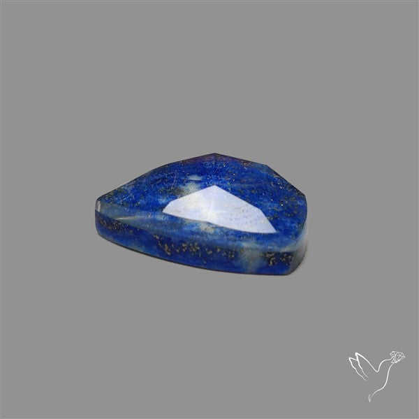 Rose Cut Himalayan Quartz With Lapis Lazuli Doublet