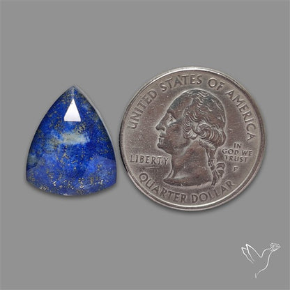 Rose Cut Himalayan Quartz With Lapis Lazuli Doublet