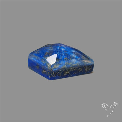 Rose Cut Himalayan Quartz With Lapis Lazuli Doublet