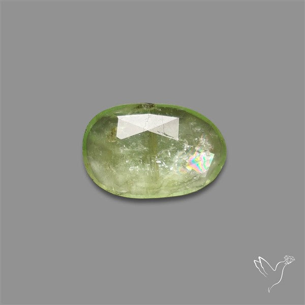 Rose Cut Mint Green Kyanite