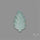 Aqua Chalcedony Leaf Carving