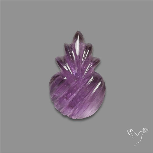 Amethyst Pineapple Carving