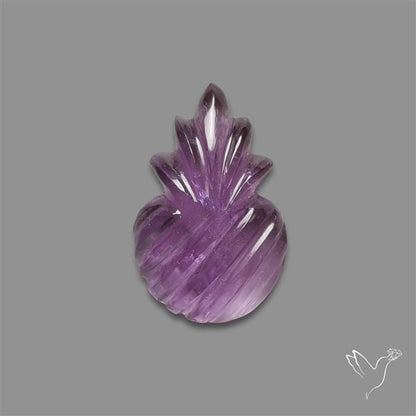Amethyst Pineapple Carving