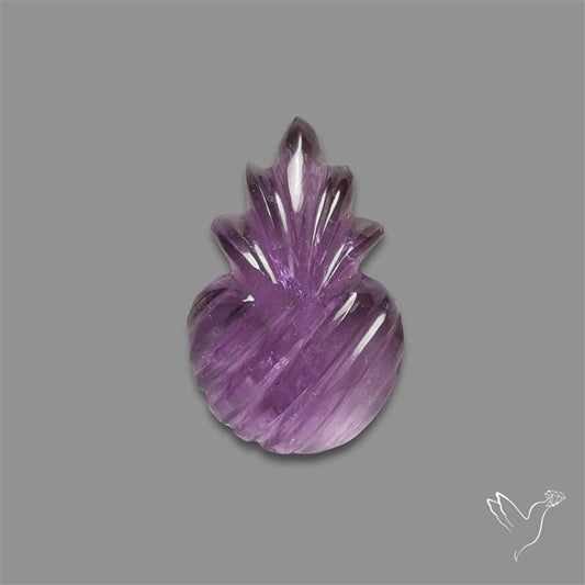 Amethyst Pineapple Carving