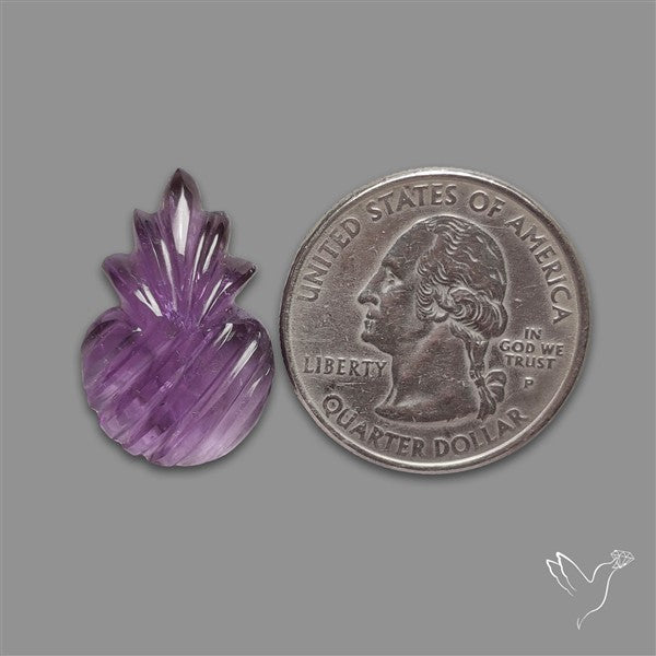 Amethyst Pineapple Carving