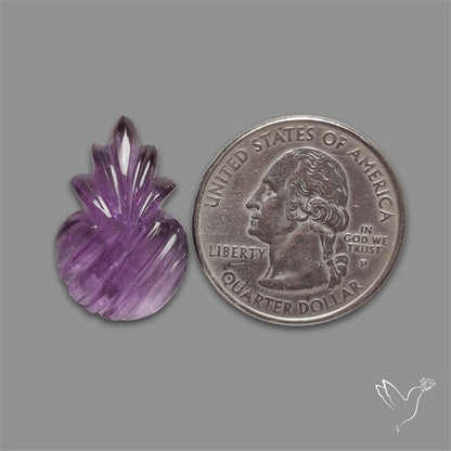 Amethyst Pineapple Carving
