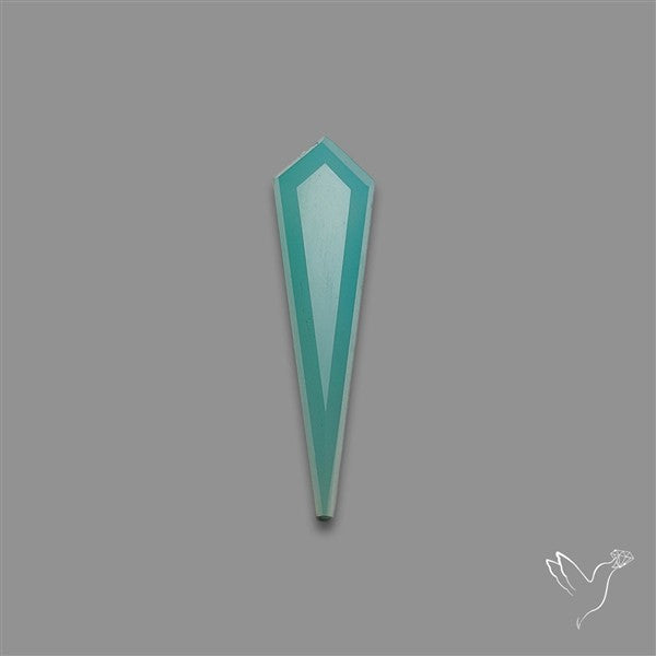 Long Step Cut Aqua Chalcedony