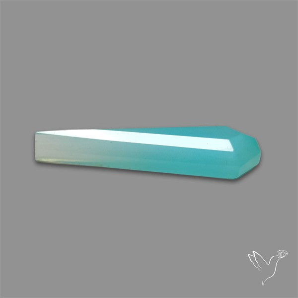 Long Step Cut Aqua Chalcedony