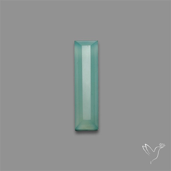 Long Step Cut Aqua Chalcedony