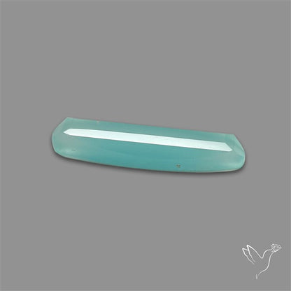 Long Step Cut Aqua Chalcedony