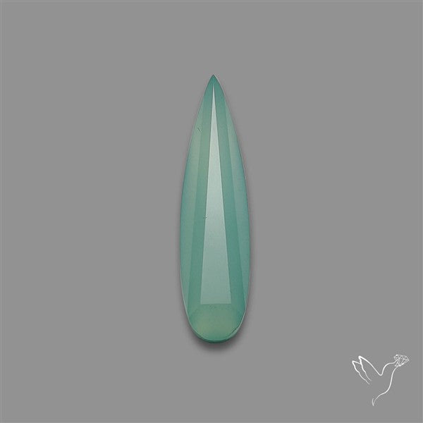 Long Step Cut Aqua Chalcedony