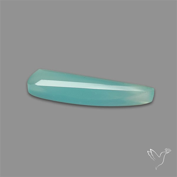 Long Step Cut Aqua Chalcedony