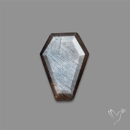 Rare Tanzanian Black Moonstone Coffin