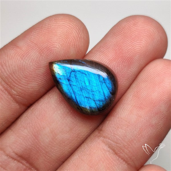 Deep Blue Labradorite Cabochon