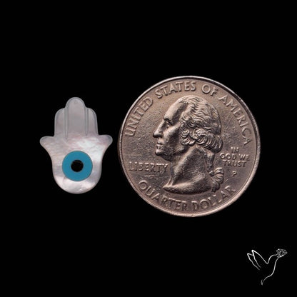Mother Of Pearl Hamsa Carving