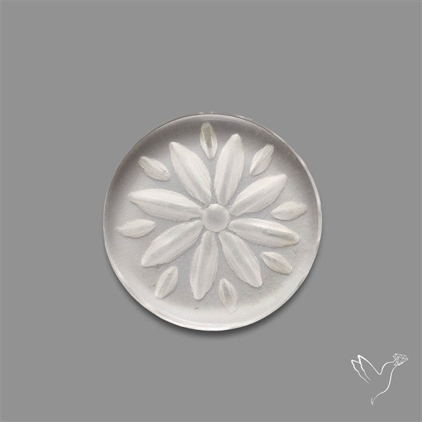 Himalayan Quartz Intaglio Reverse Carving (handcarved)