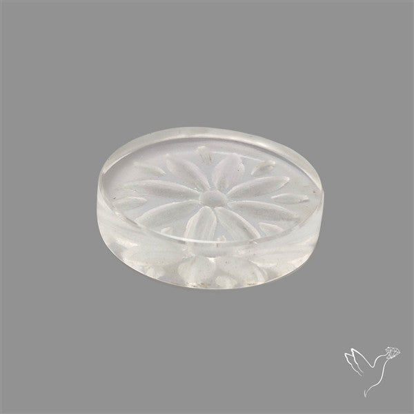 Himalayan Quartz Intaglio Reverse Carving (handcarved)