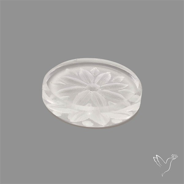 Himalayan Quartz Intaglio Reverse Carving (handcarved)
