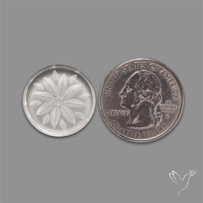 Himalayan Quartz Intaglio Reverse Carving (handcarved)
