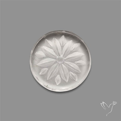 Himalayan Quartz Intaglio Reverse Carving (handcarved)