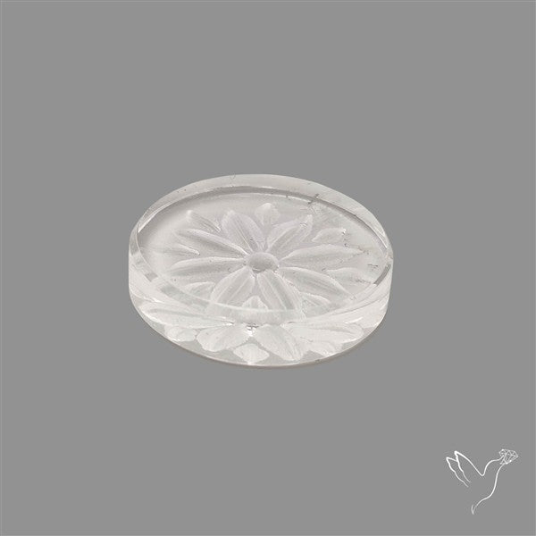 Himalayan Quartz Intaglio Reverse Carving (handcarved)