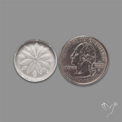 Himalayan Quartz Intaglio Reverse Carving (handcarved)