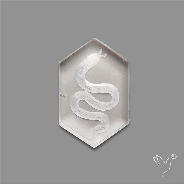 Himalayan Quartz Intaglio Reverse Carving (handcarved)