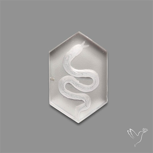 Himalayan Quartz Intaglio Reverse Carving (handcarved)