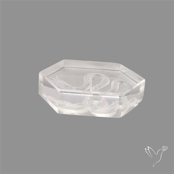 Himalayan Quartz Intaglio Reverse Carving (handcarved)