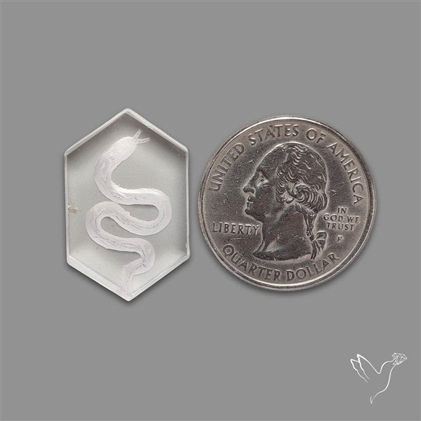 Himalayan Quartz Intaglio Reverse Carving (handcarved)