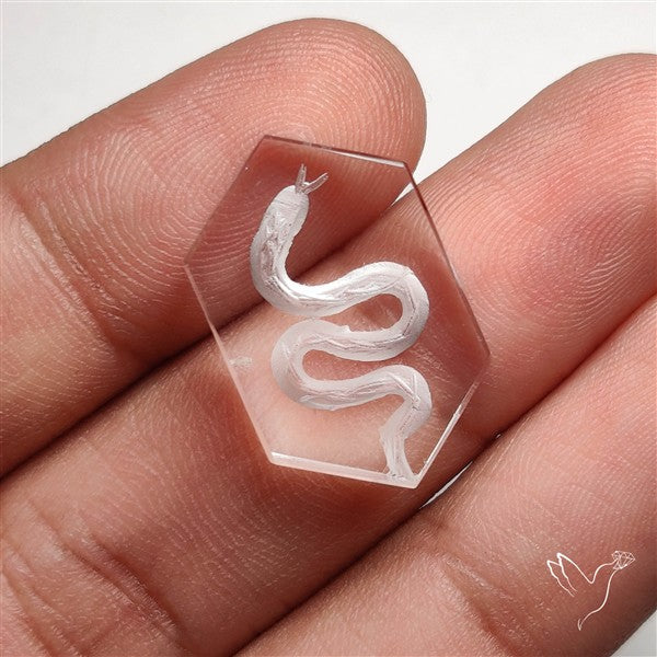 Himalayan Quartz Intaglio Reverse Carving (handcarved)