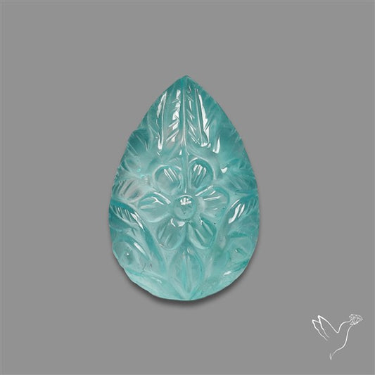 Amazonite Doublet Mughal Carving
