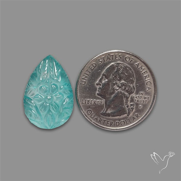Amazonite Doublet Mughal Carving