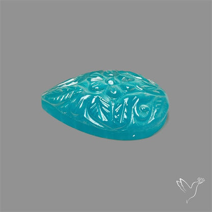 Amazonite Doublet Mughal Carving