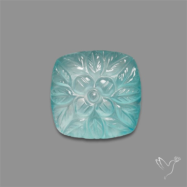 Amazonite Doublet Mughal Carving